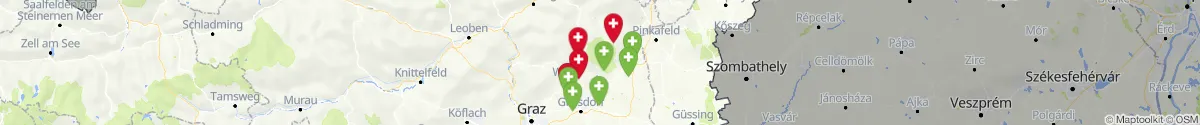 Map view for Pharmacies emergency services nearby Birkfeld (Weiz, Steiermark)